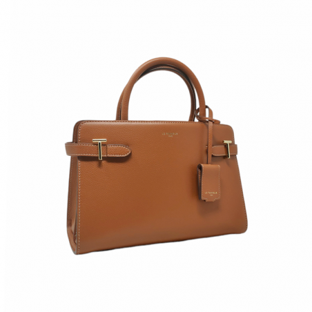 LE TANNEUR sac EMILIE 1614 Sac 2 poignées TAN face