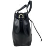 bucket bag sac seau the bridge noir  coté attaches bandoulière