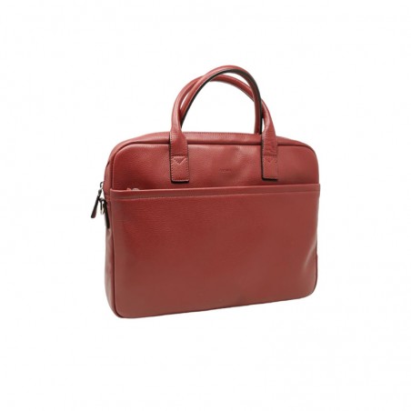 Porte document rouge KATANA cuir 69361 face