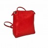 Sac à dos rouge vue face