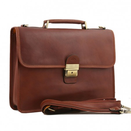 Petite mallette KATANA 31025 marron face