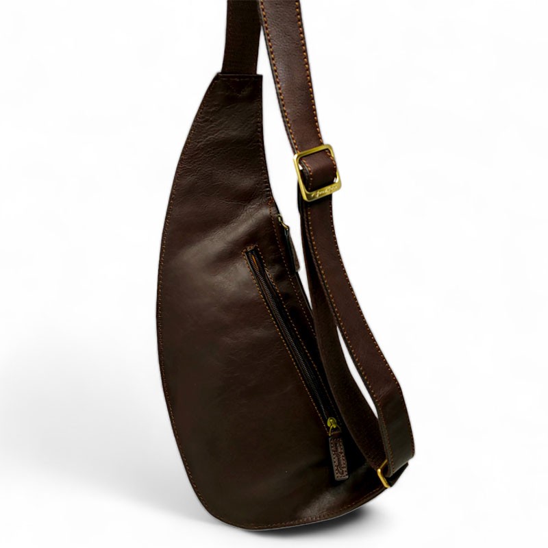 Gérard Henon Sac monobretelle 5258 ARIZONA marron chocolat dos
