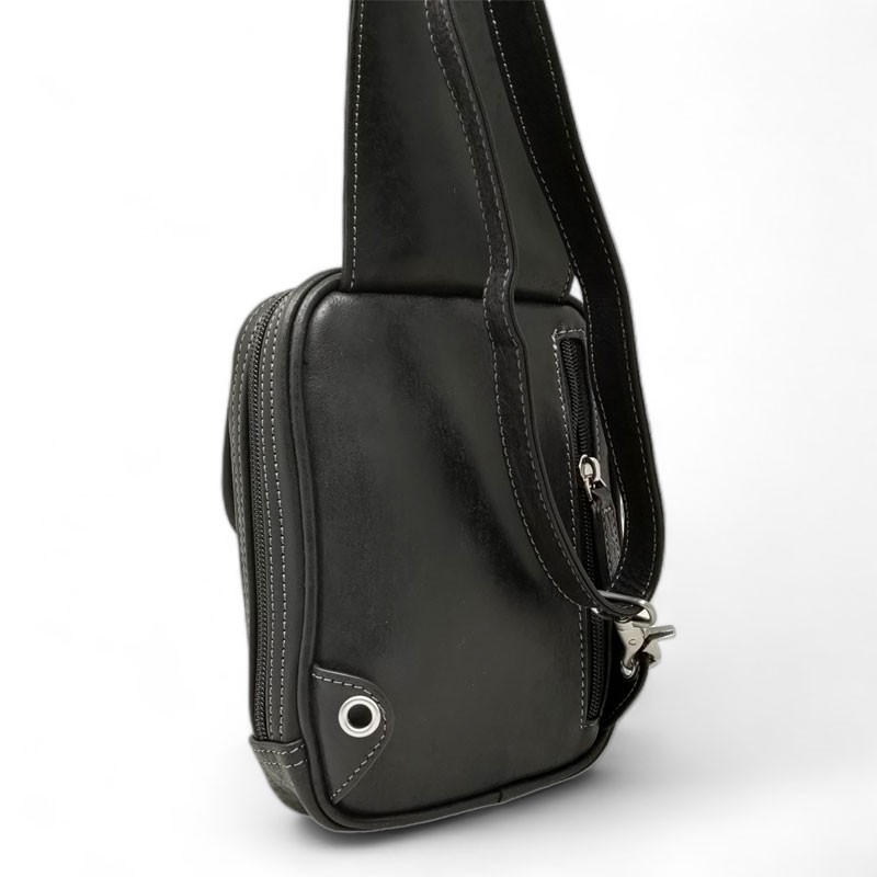 Sac holster homme Gérard Henon 8150 Sahara noir dos