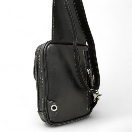 Sac holster homme Gérard Henon 8150 Sahara noir dos