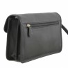 Sacoche homme à rabat KATANA noir dos 31030