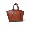 sac shopping porté main 07392 BOLDRINI cognac face