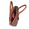 sac shopping porté main 07392 BOLDRINI cognac intérieur