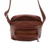 sacoche homme arthur aston Pablo 1589-09 cognac ouvert