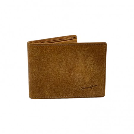 Gérard Henon portefeuille Italien 3743 SAHARA marron face