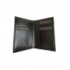 Portefeuille The Bridge 018409 noir ligne Story ouvert