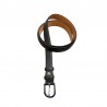 Ceinture Pourchet pour dame en cuir V201 noir