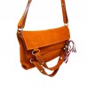 Charles et Charlus Touquet M cuir taurillon couleur orange rabat