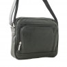 Sacoche pour tablette en cuir vieilli Arthur&Aston noir face