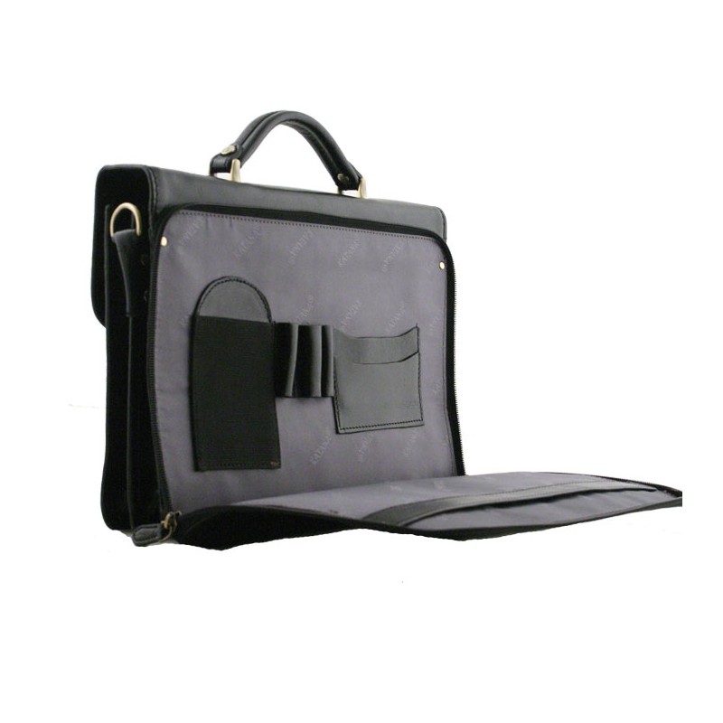 Sacoche porté main  68211 katana noir ouvert