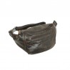 Gérard Henon Sac banane en cuir 81000 marron foncé face