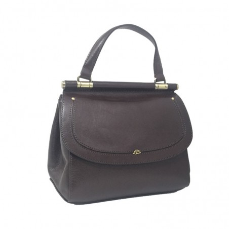 KATANA Sac poignée chocolat face
