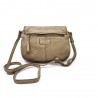 Sac rabat gianni conti vintage souple taupe dos