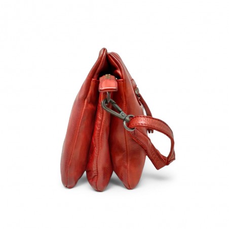 Petit sac vintage rouge Gianni Conti photo côté
