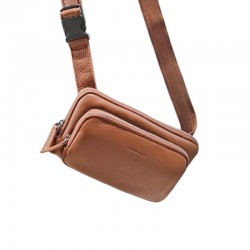 sac banane plat Gérard Henon 6901 AMSTERDAM marron côté