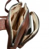 sac banane plat Gérard Henon 6901 AMSTERDAM marron intérieur