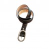ceinture cuir dame noir face