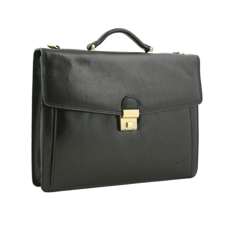 Cartable KATANA en cuir 1 soufflet