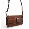 Sac trotteur zippé THE BRIDGE marron 041505