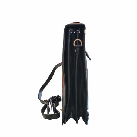 Sac format a4 vertical homme noir coté