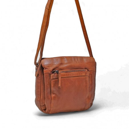 Petit sac Gianni CONTI multipoches 4203379 marron face