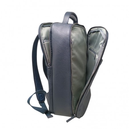 Sac a dos 24h HENON 6986 bleu coté ouvert