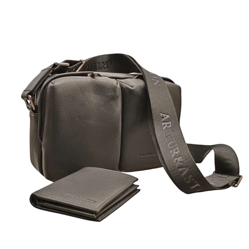 Arthur aston sac reporter 2509-03 duo portefeuille