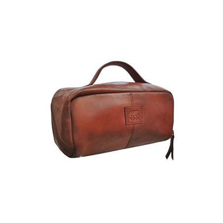 Trousse de toilette BEAR cuir dos