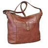 Sac besace femme BEAR DESIGN cognac face2