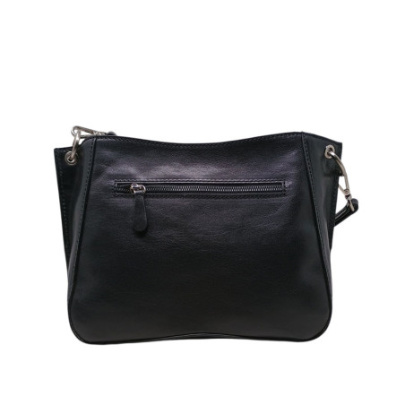 Gianni Conti sac épaule noir vue de dos