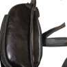 Sac banane HENON noir poche plaquée 2200