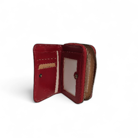 Katana portefeuille cuir 388052 rouge identité