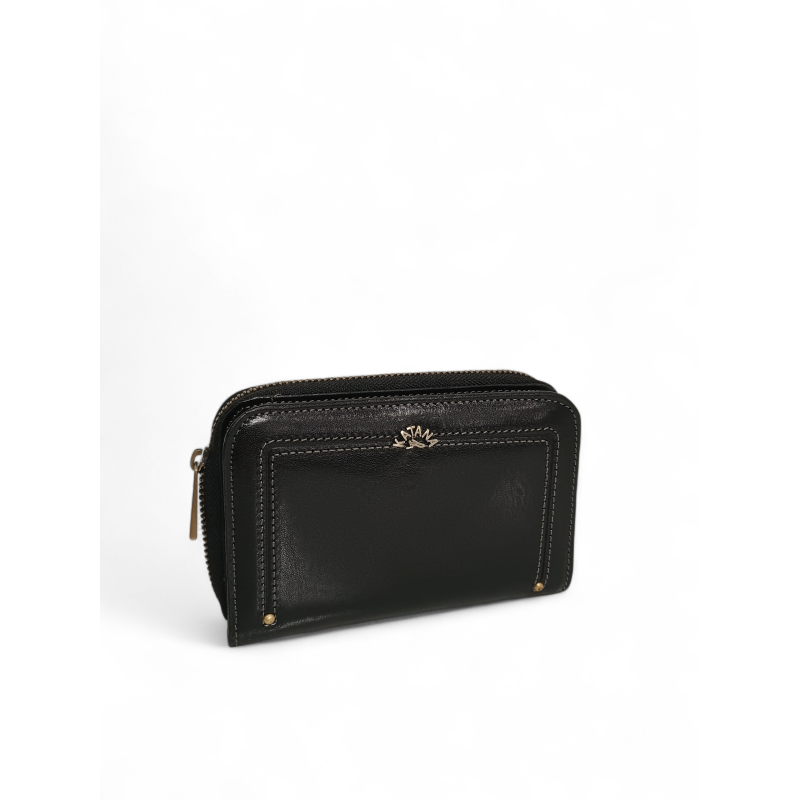 Katana portefeuille cuir 388052 noir face