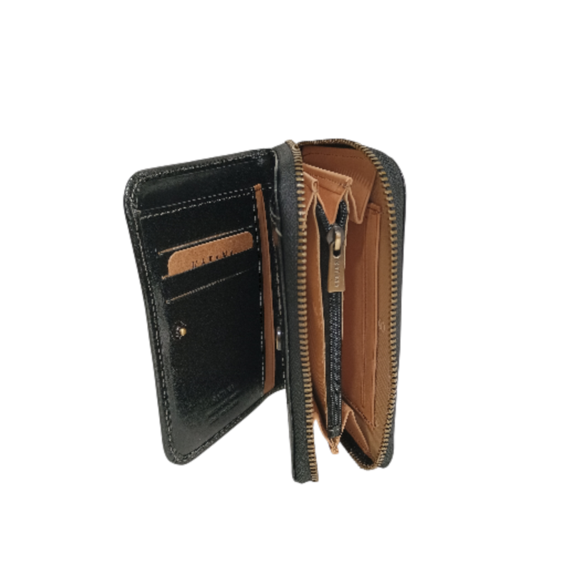 Katana portefeuille cuir 388052 rouge ouvert