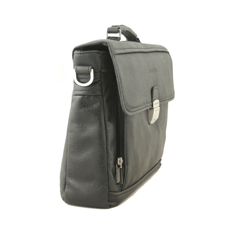 Cartable PC 13" en cuir 