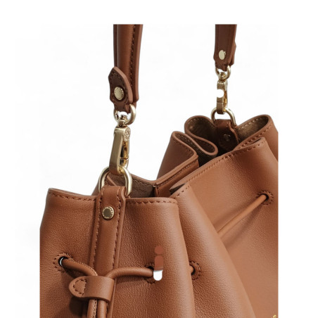 Sac Pourchet FLORIN 26003 cognac  detail