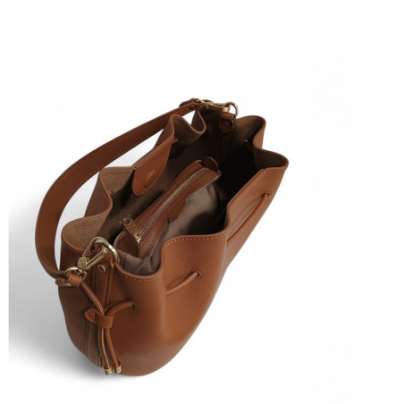 Sac Pourchet FLORIN 26003 cognac interieur