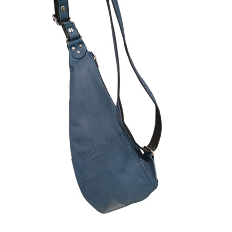 Sac holster Vintage Homme Bleu FRANDi 655  dos