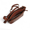 bear Design Bag DANIELLE sac cuir bandoulière cognac poche avant