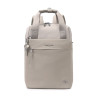 hedgren sac a dos rappu face gris clair