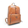 Sac a dos cuir The Bridge 063105 naturel face