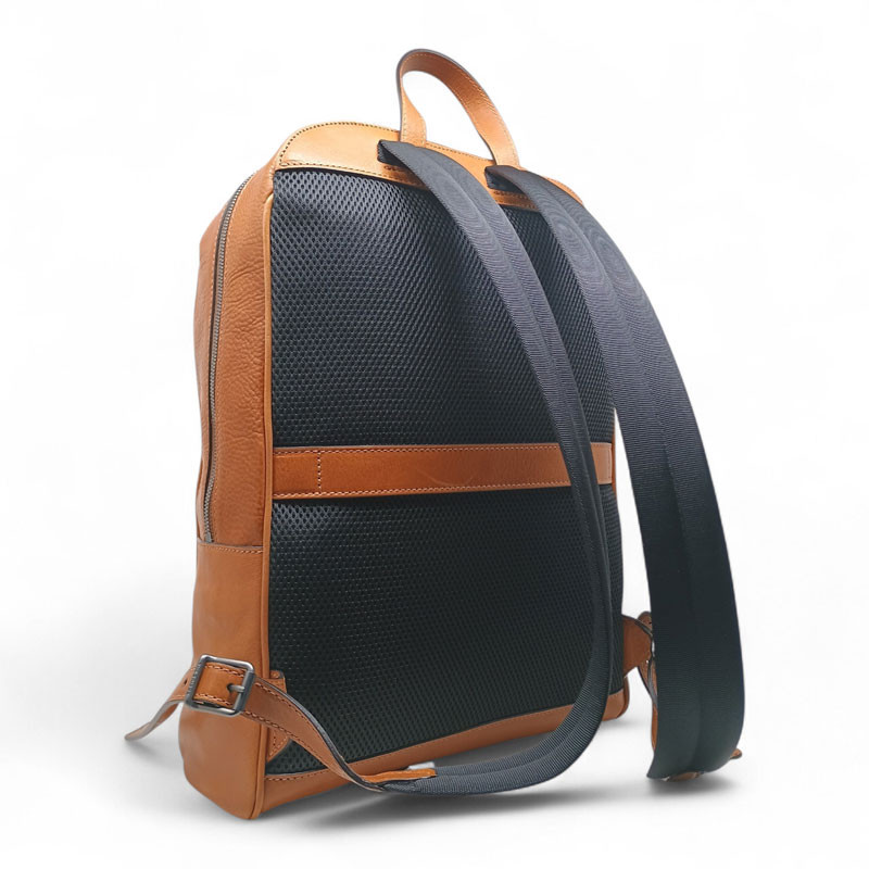 Sac a dos cuir The Bridge 063105 naturel dos