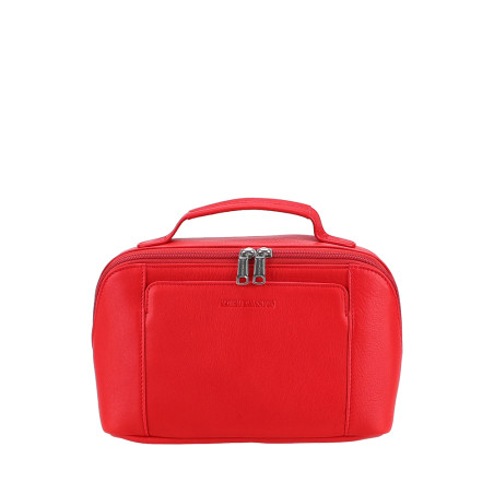 Petit vanity de voyage Arthur et Aston ligne ANGE 2528-17 rouge photo de face