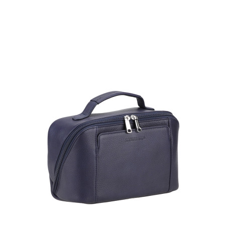 Petit vanity de voyage Arthur et Aston ligne ANGE 2528-17 bleu photo de profil