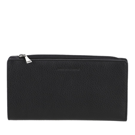PORTEFEUILLE tout en un Arthur aston cuir noir face