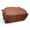 HAROLDS Sac de voyage cuir marron fond